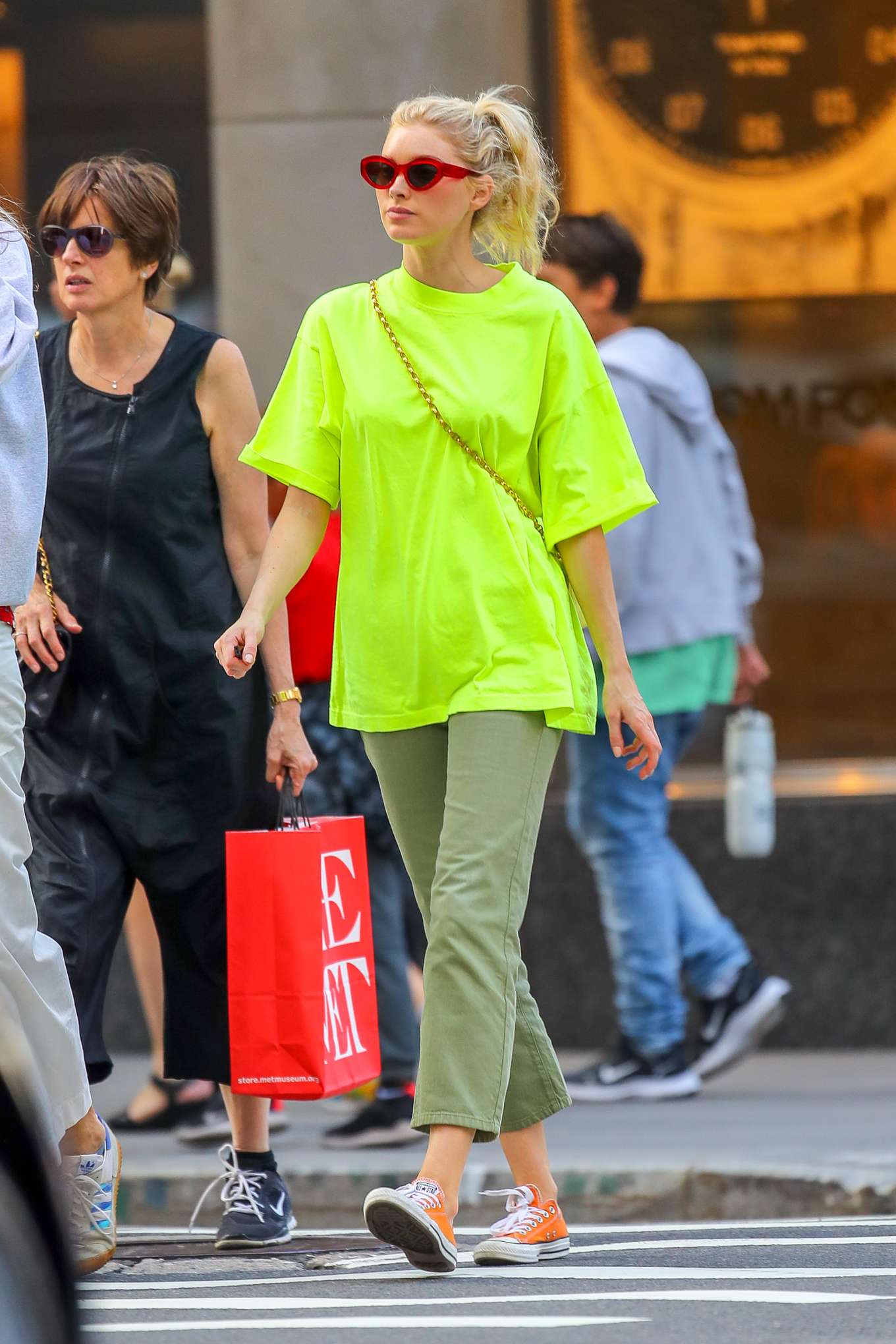 Elsa Hosk: Shopping candids at Balenciaga in New York City-11 | GotCeleb