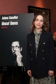 Emilia Clarke - Hosts a Netflix Tastemaker Sreening for 'Uncut Gems' in London