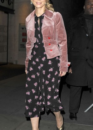 Emilia Fox - Leaving the One Show in London