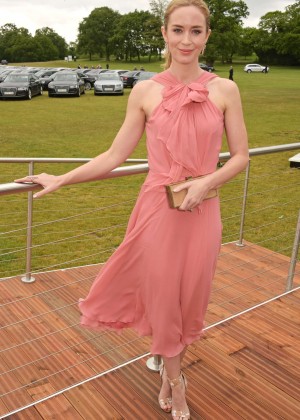 Emily Blunt - Audi Polo Challenge Day in London