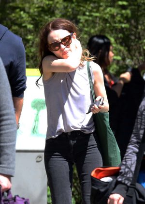 Emily Browning in Black Jeans -03 | GotCeleb