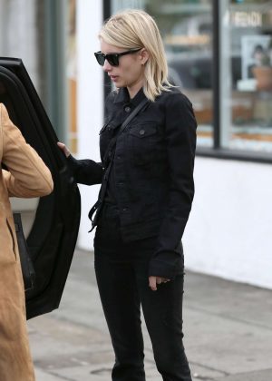 Emma Roberts at Joan's on Third in West Hollywood