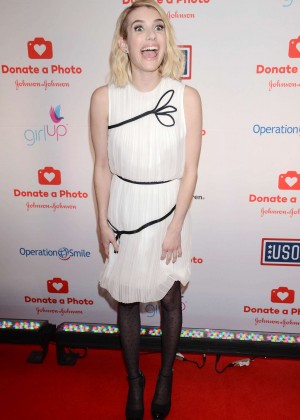 Emma Roberts - 'Donate A Photo' Holiday Kick-Off Event in NYC