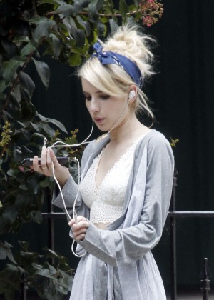 Emma Roberts - Out and about in New Orleans