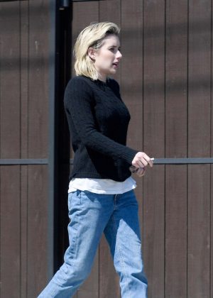 Emma Roberts out in LA