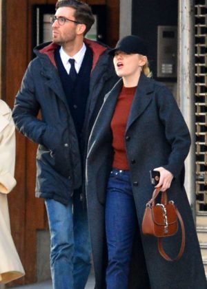 Emma Stone and Dave McCary out in NYC