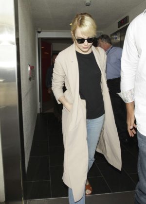 Emma Stone - LAX Airport in Los Angeles