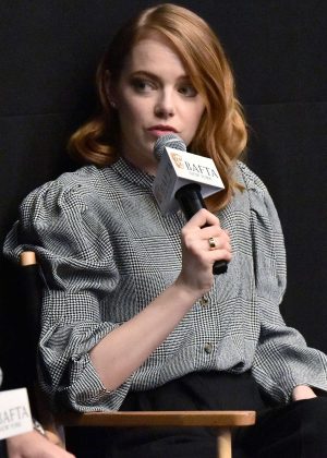 Emma Stone - 'The Favourite' BAFTA Screening in NYC