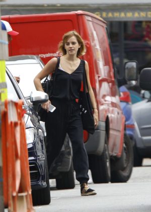 Emma Watson in Black Out in London