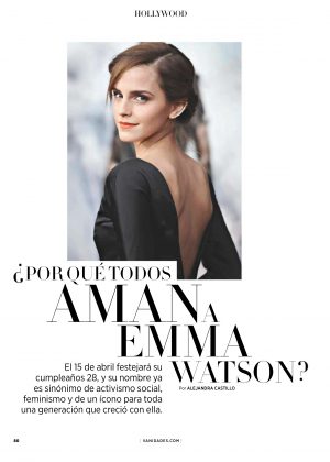 Emma Watson - Vanidades Mexico Magazine (April 2018)