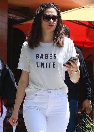 Emmy Rossum out for lunch in Beverly Hills