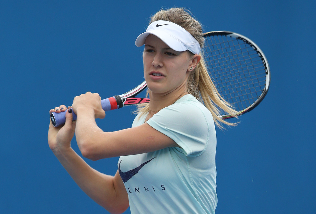 Eugenie Bouchard - Practice Session 2015 -16 | GotCeleb