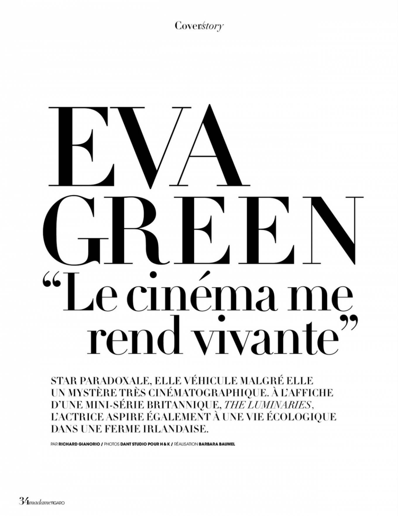 Eva Green – Madame Figaro (July 2020)