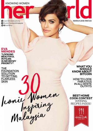 Eva Mendes - Her World Malaysia (March 2018)