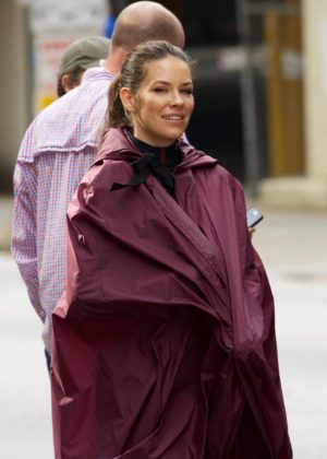 Evangeline Lilly - On the set of 'Ant-Man And The Wasp' in Atlanta
