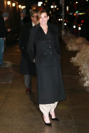 Faith Hill - Arrives at the Stephen Colbert show in New York