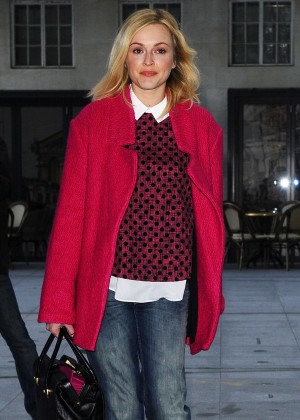 Fearne Cotton in Jeans Arriving at BBC Radio 1 in London
