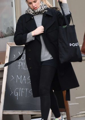 Felicity Jones - Seen out and about In London