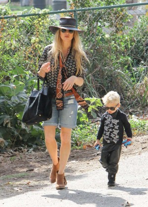 Fergie and son Axl Out in LA