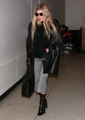Fergie - Arriving at LAX Airport in LA