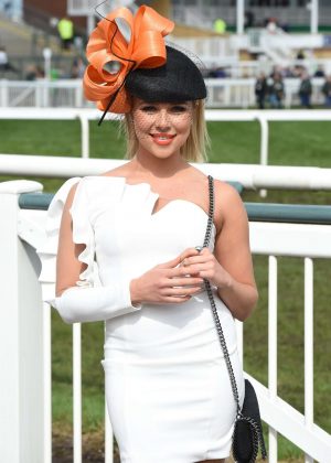 Gabby Allen - Grand National Day at 2018 Aintree Festival in Liverpool