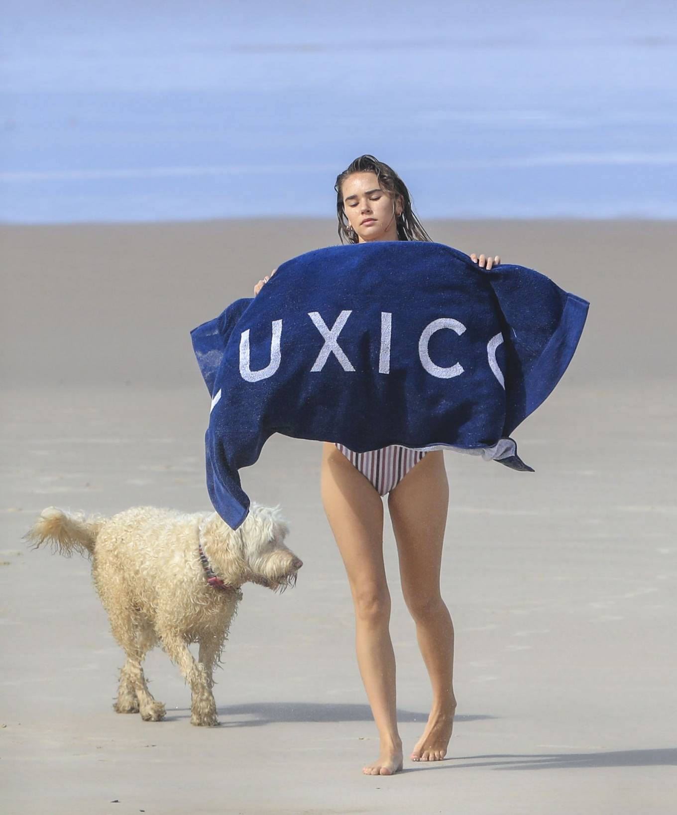 Gabriella Brooks in Bikini on the beach in Byron Bay