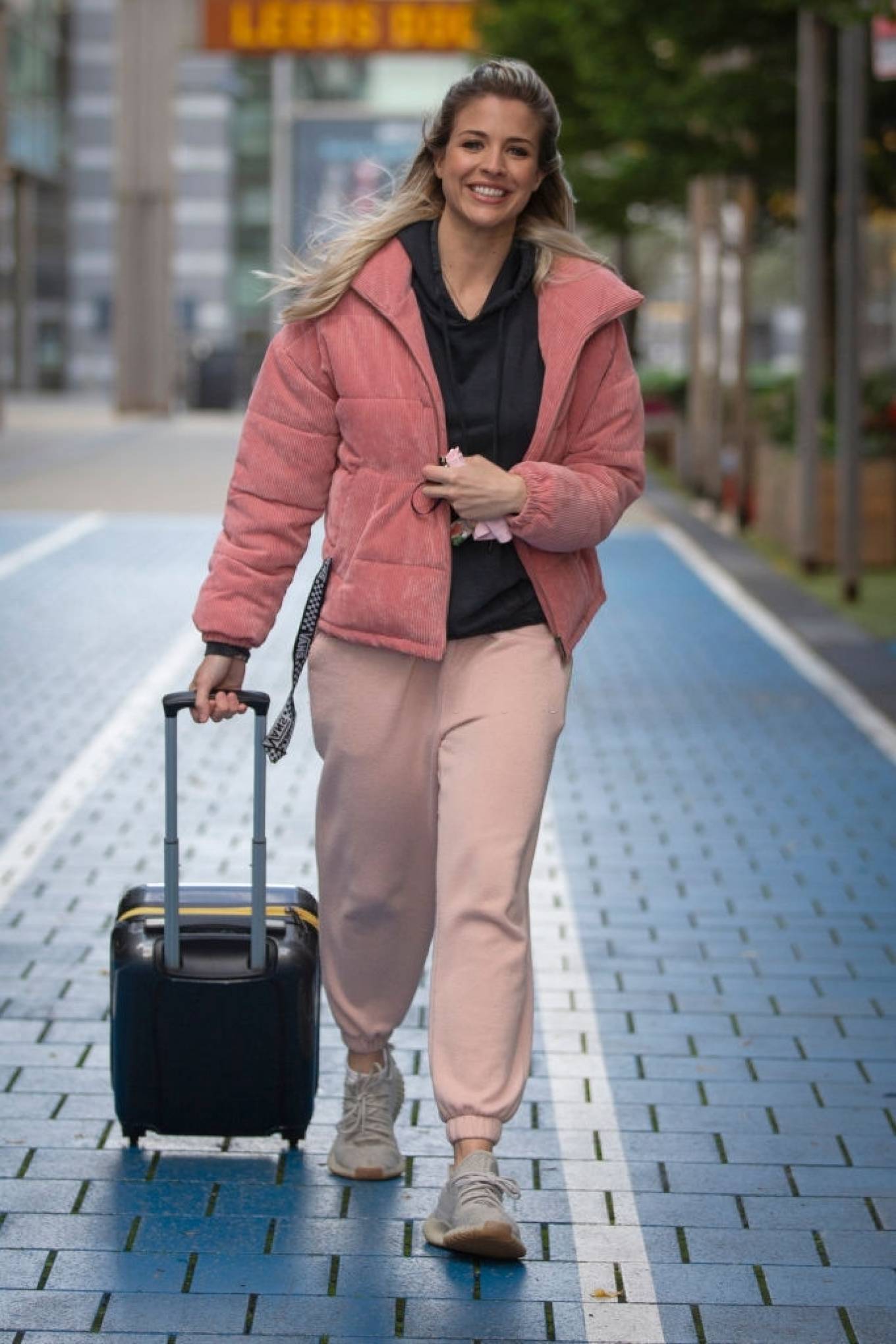 Gemma Atkinson at Leeds Dock after set of ‘Steph’s Packed Lunch