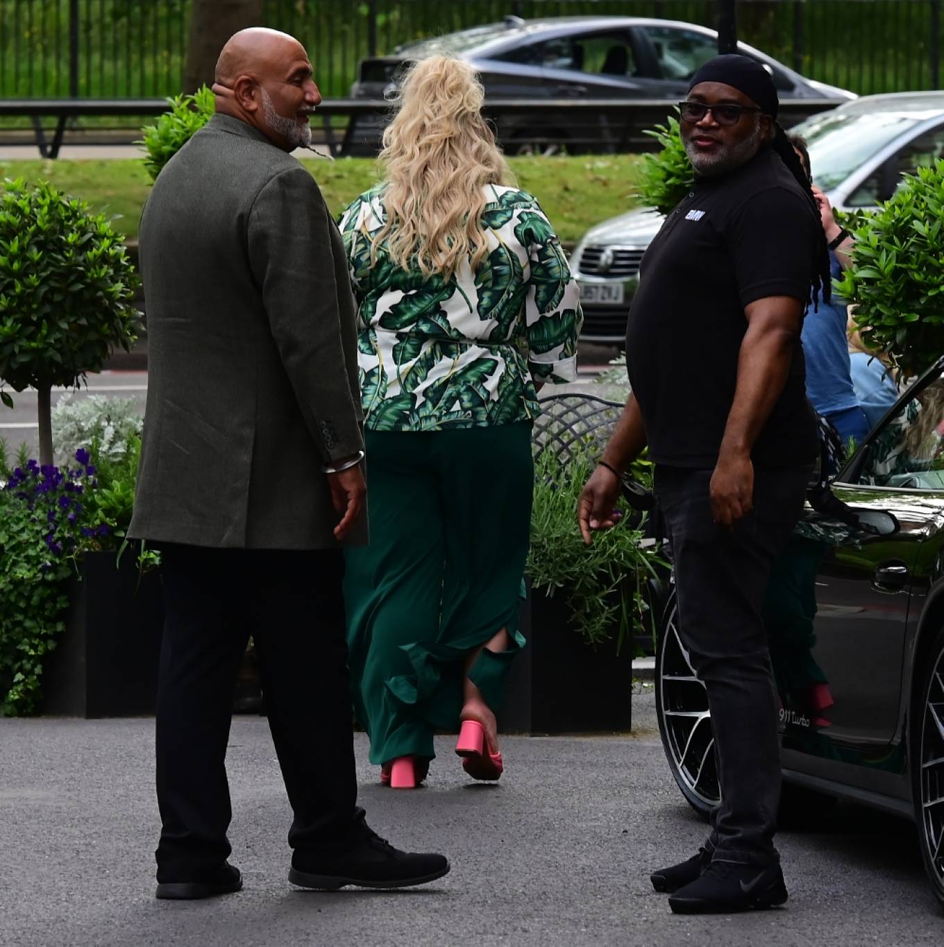 Gemma Collins 2021 : Gemma Collins – Seen at lunch with her Brother at The Dorchester Hotel-11