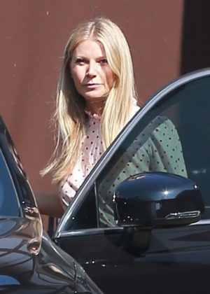 Gwyneth Paltrow - Leaving her office in Santa Monica