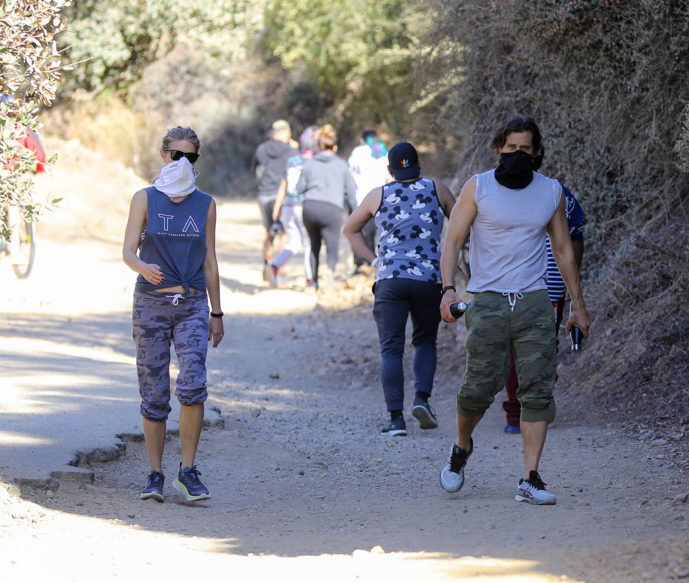 Gwyneth Paltrow – With husband Brad Falchuk hiking in Los Angeles