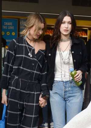 Hailey Baldwin and Bella Hadid Out in NYC