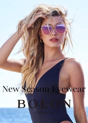 Hailey Baldwin - Bolon Eyewear Campaign 2018