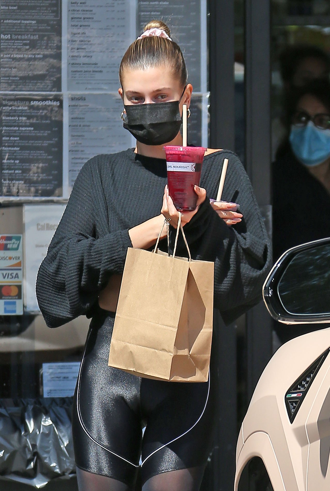 Hailey Bieber – Seen after her workout in West Hollywood