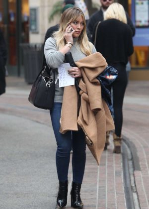 Hilary Duff - Christmas Shopping at The Grove in LA