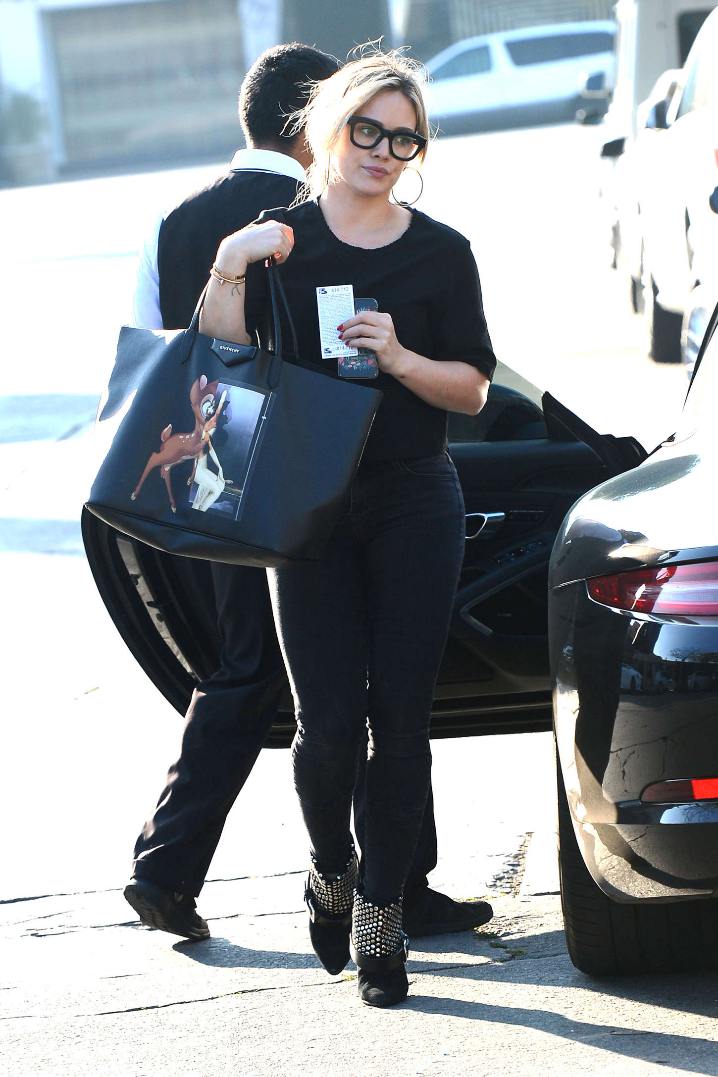 Hilary Duff in Black Jeans -11 | GotCeleb