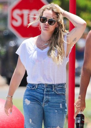 Hilary Duff - Shopping at Target with her son in Kihei