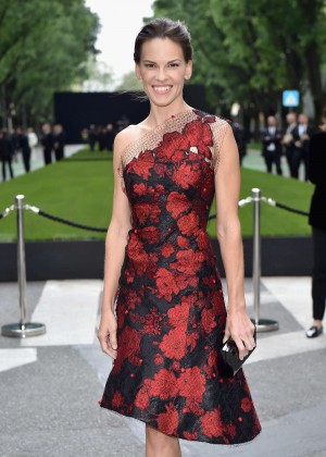Hilary Swank - Giorgio Armani 40th Anniversary Silos Opening And Cocktail Reception in Milan