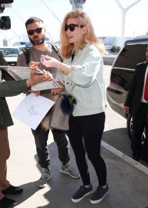 Iggy Azalea - Arrives at LAX airport in Los Angeles