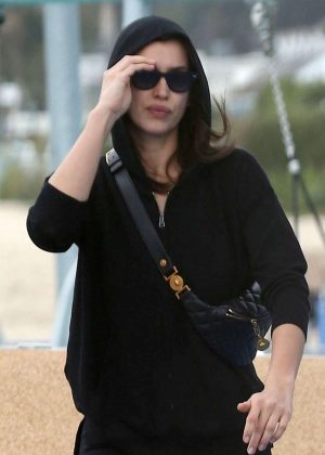 Irina Shayk in Black - Out in Los Angeles