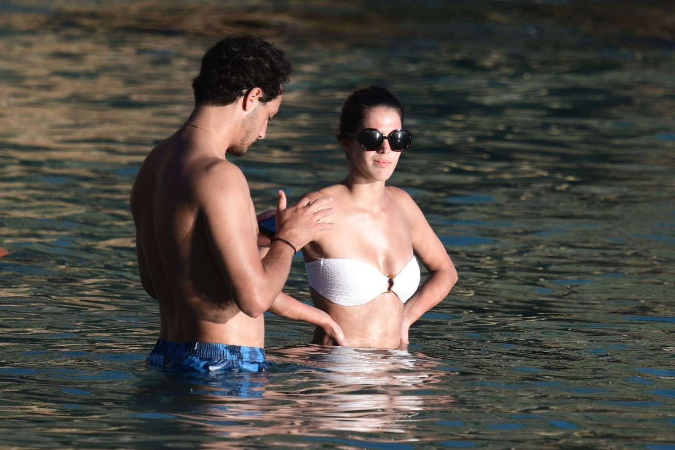 Iris Mittenaere – In a bikini on the beach in St. Martin