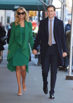 Ivanka Trump and Jared Kushner out and about in New York