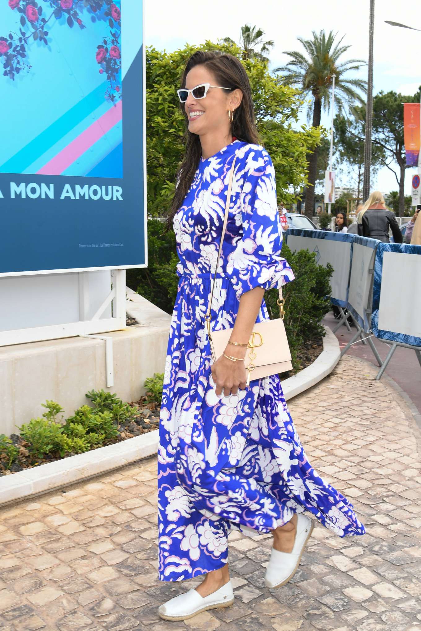 Izabel Goulart in Long Dress â€“ Out in Cannes