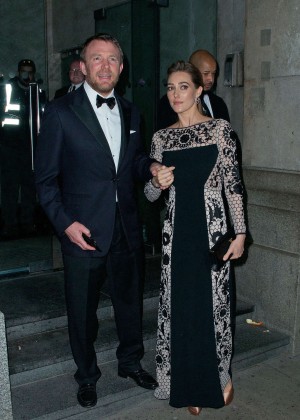 Jacqui Ainsley - Leaving the Prince's Trust Gala Dinner in London