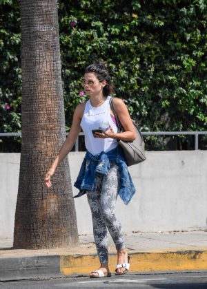 Jenna Dewan - Leaves her gym after a pilates session in West Hollywood