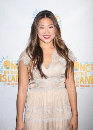 Jenna Ushkowitz - Broadway Opening Night party for Once On This Island in NY
