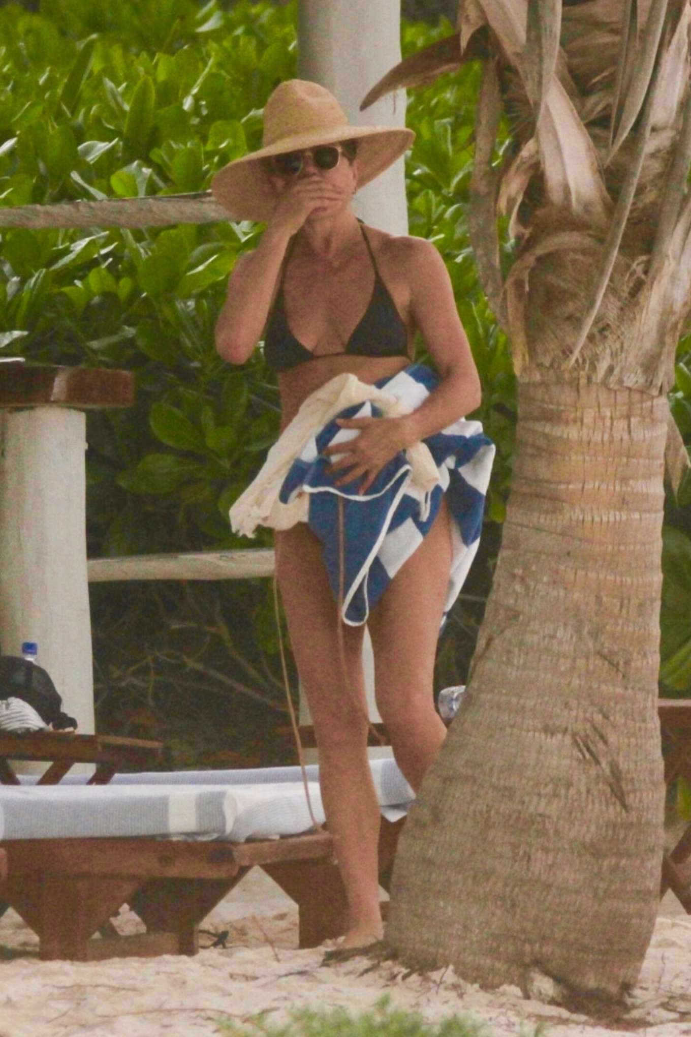 Jennifer Aniston 2020 : Jennifer Aniston in a Bikini at a Beach in Tulum – Mexico-16