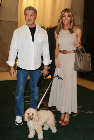 Jennifer Flavin - With Sylvester Stallone promoting 'The Family Stallone' in NY