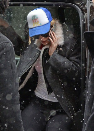 Jennifer Lawrence at her Hotel in New York