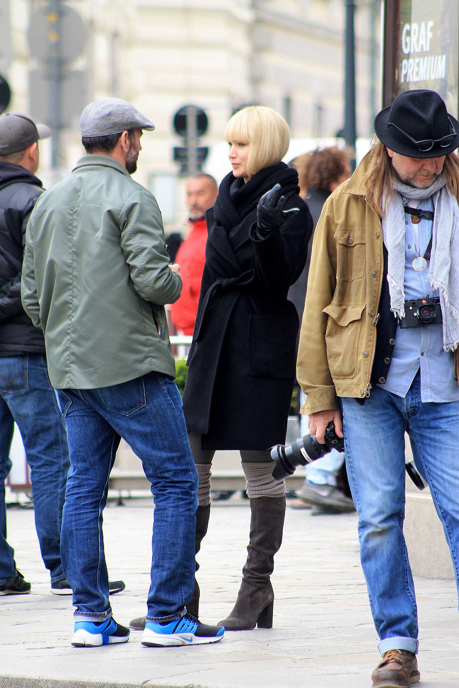 Jennifer Lawrence – On the set of Red Sparrow in Vienna | GotCeleb