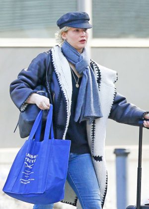 Jennifer Lawrence out in New York City
